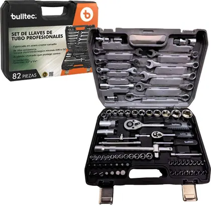 Set de Llaves Tubo 82 Piezas BULLTEC BT0082