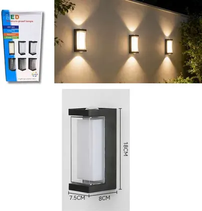 APLIQUE DE PARED DOBLE LUZ CALIDA LPD10
