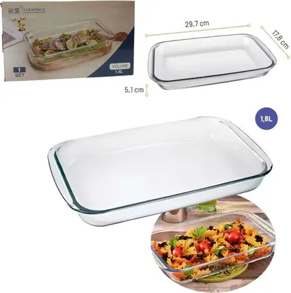 Recipiente de Vidrio Tupper 500ml LOVWISH LBFW/L500
