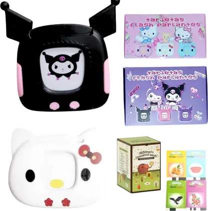 Juguete Educativo de Tarjetas para niños Flash Parlantes Hello Kitty