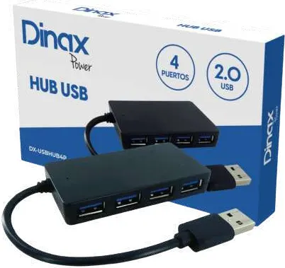 Hub USB DINAX 4 Puertos 2.0
