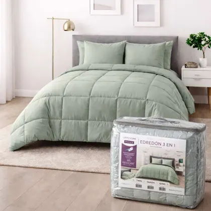 ACOLCHADO TWIN EDREDON 3 EN 1 OR-EBN024