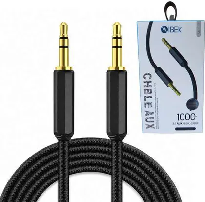 CABLE AUXILIAR IBEK 3.5AUX AUX-01